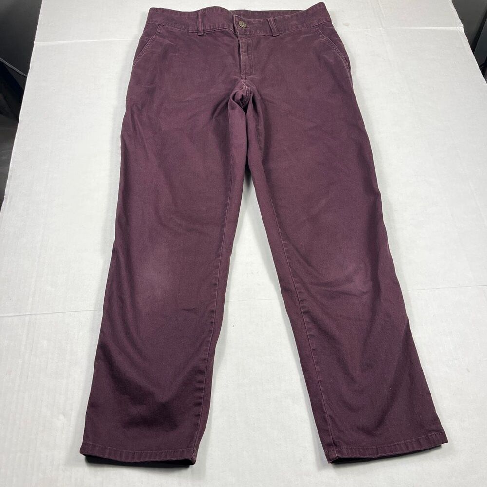 The North Face Womens Skinny Ankle Chino Pants Maroon Casual Work Trousers 6